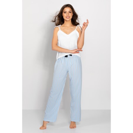 Piżama Erica White-Baby Blue, L