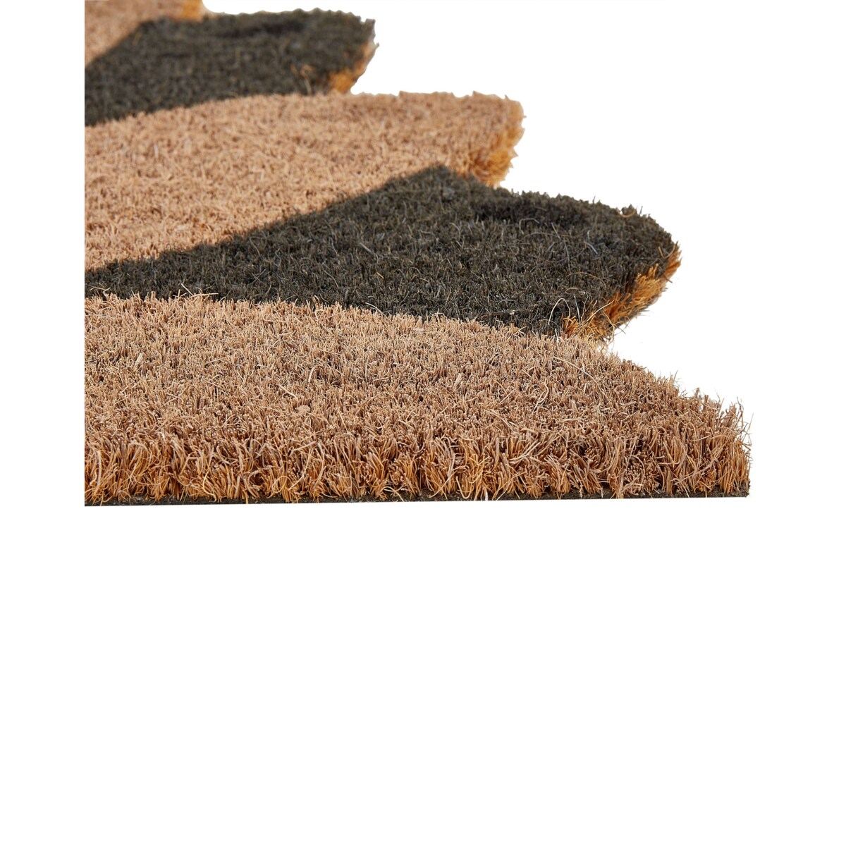 Wycieraczka kokosowa w kształcie kwiatu 40 x 60 cm wielokolorowa HOTAKA