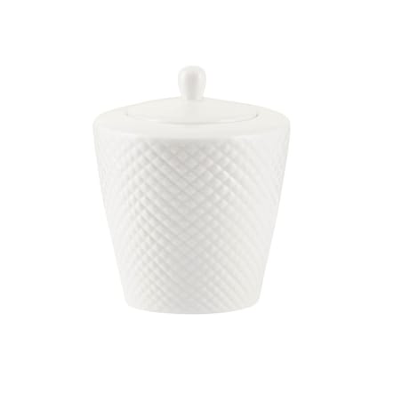 VILLA ITALIA Cukiernica porcelanowa BARI WHITE