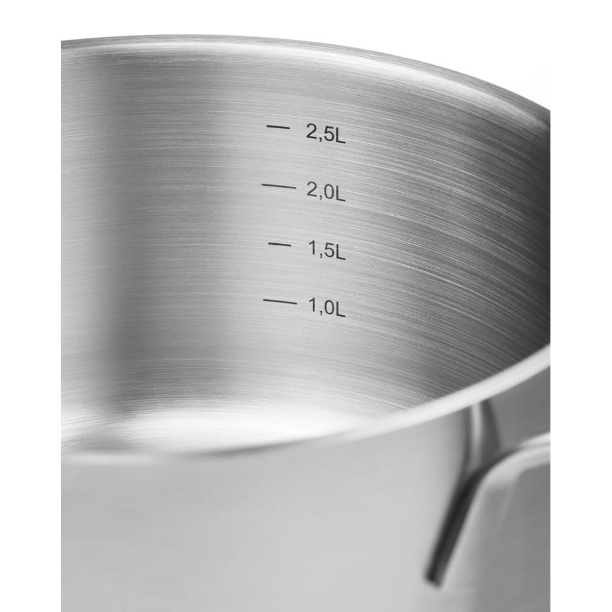 Garnek INDUKCJA GERLACH ze Stali Nierdzewnej Ambiente z POKRYWKĄ Stalowy 2,5 l