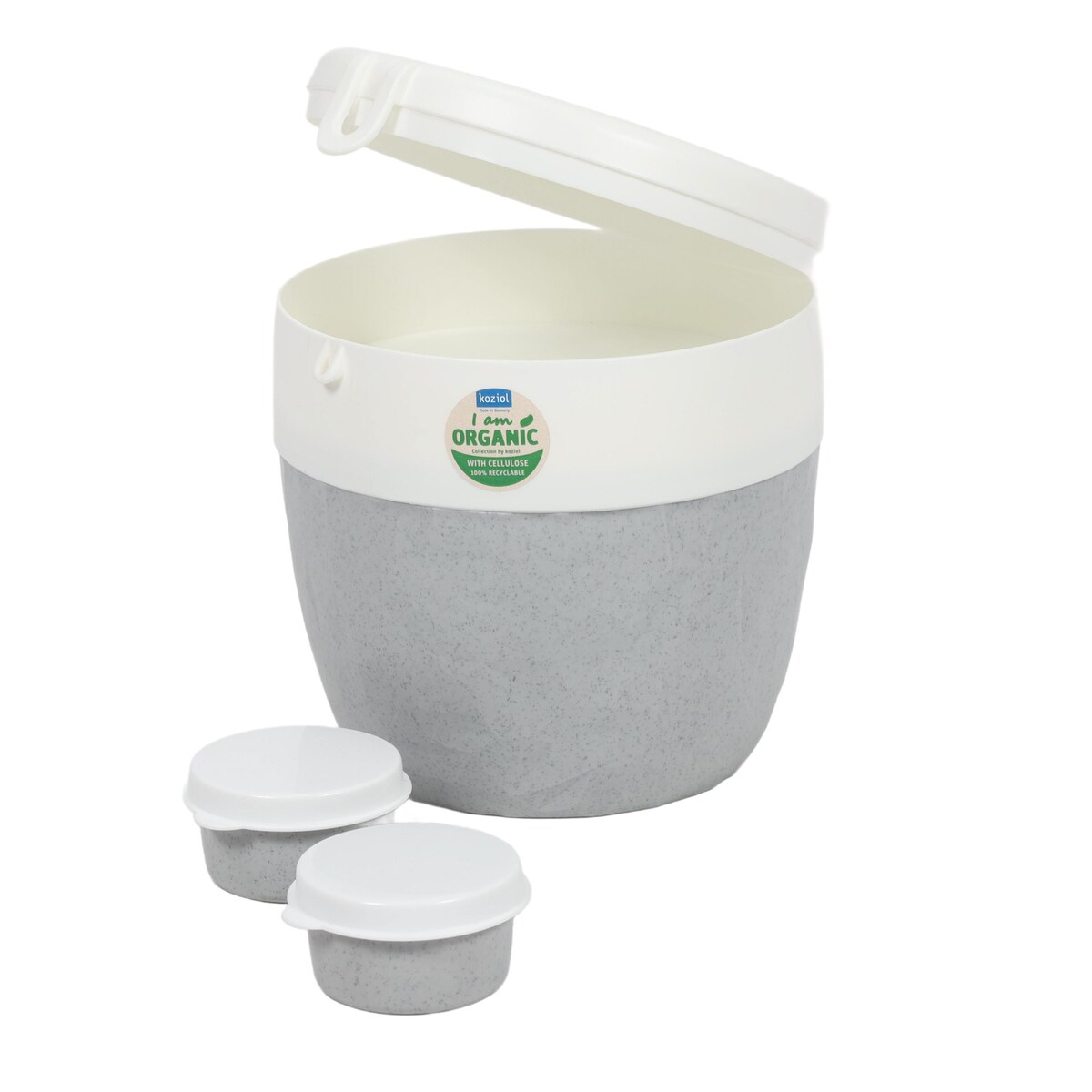 Śniadaniówka, pojemnik na sałatkę i sos BENTOBOX L, 3 elementy, KOZIOL