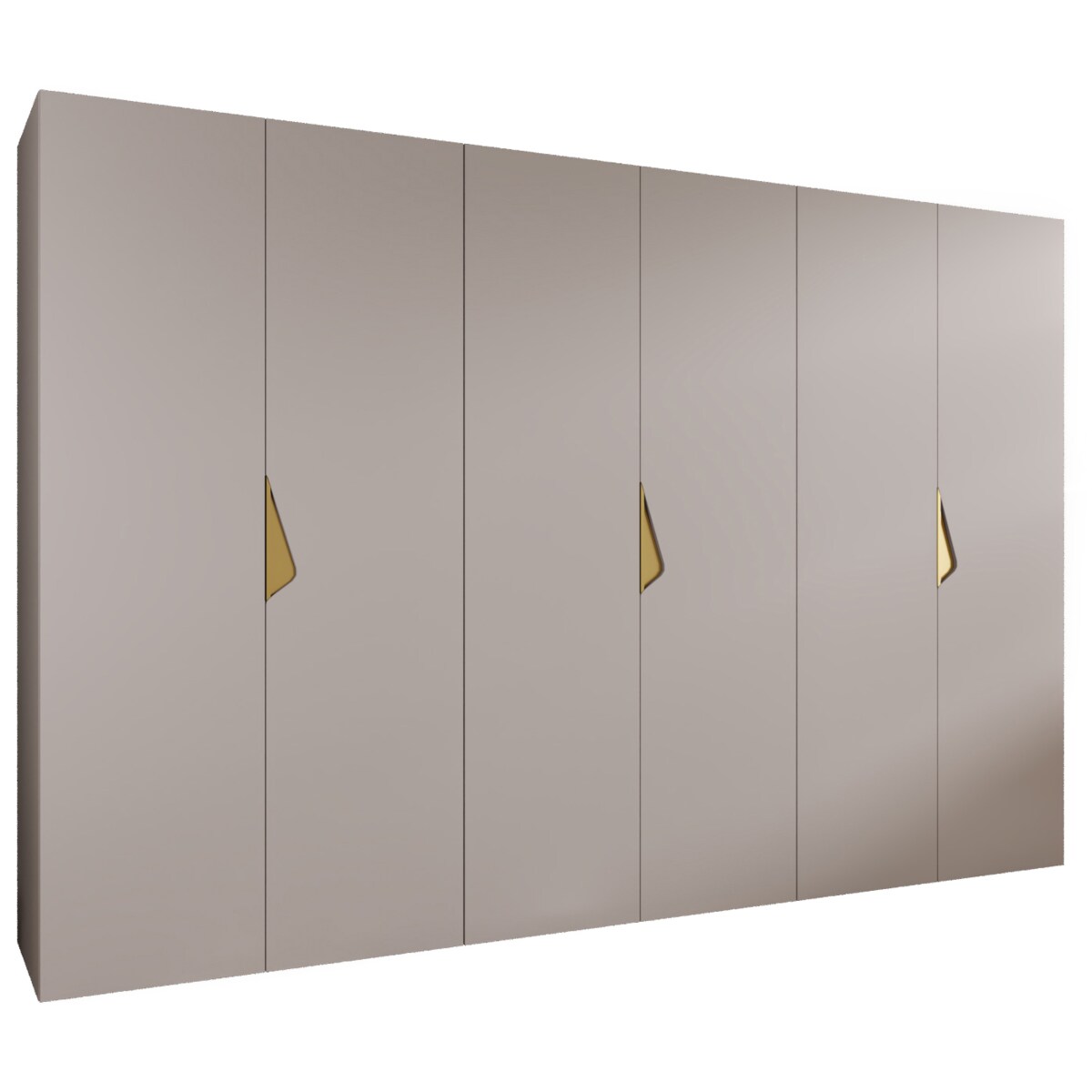 Szafa uchylna Sandi 1 300 (3X100) wys 202 cm Kaszmir + u Złoty