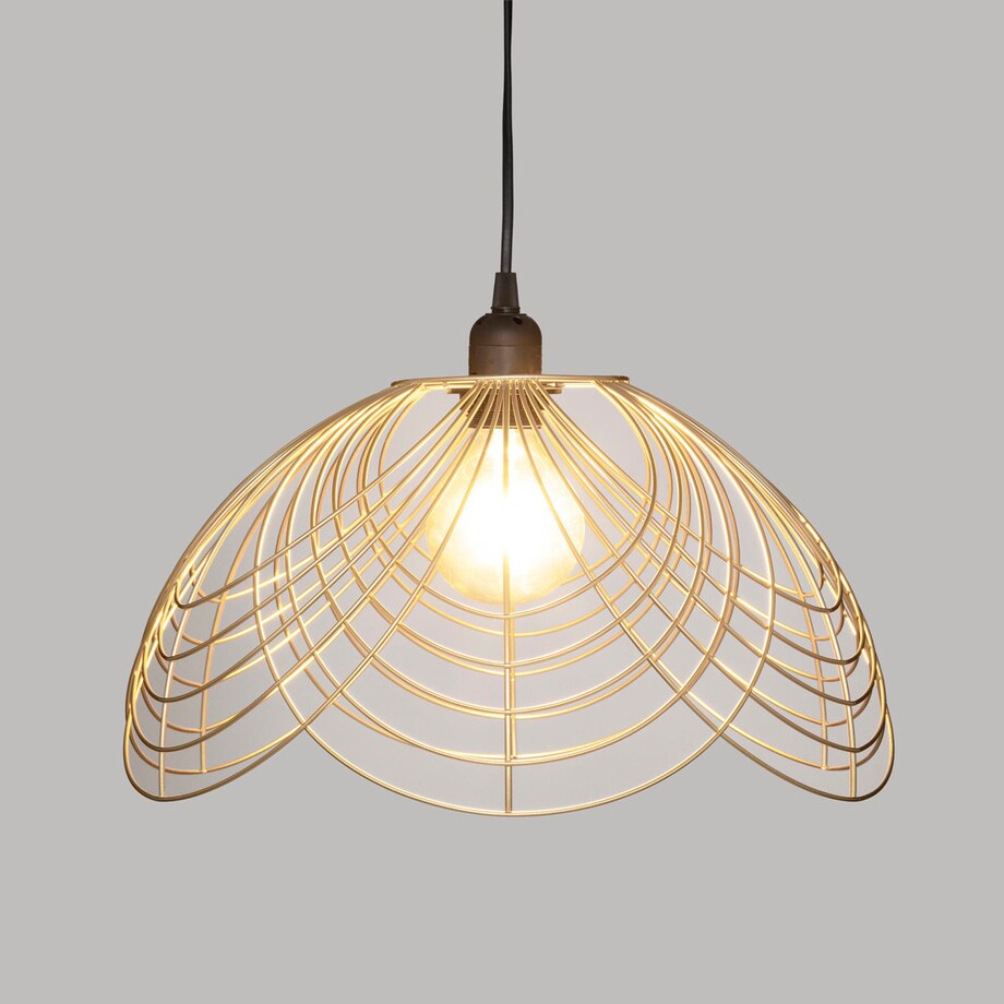 Nowoczesna lampa wisząca CARRIE, złota, Ø 38 cm