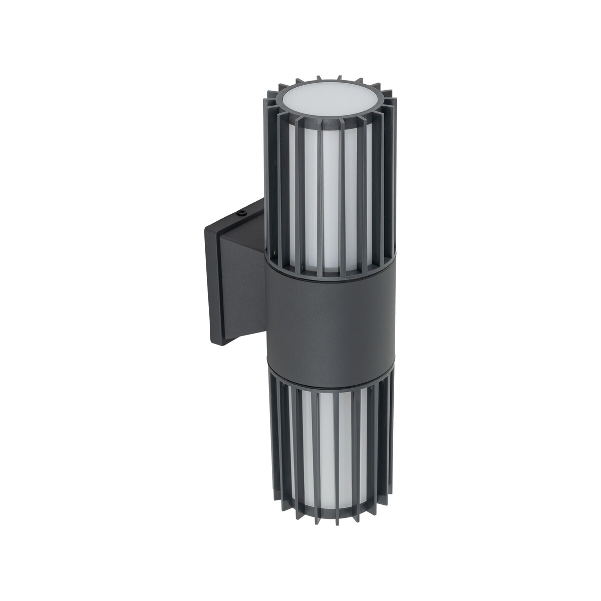 Kinkiet zewnętrzny TK Lighting RIBO GRAY IP54 2xE27 szary, nowoczesna lampa elewacyjna na taras i wejście
