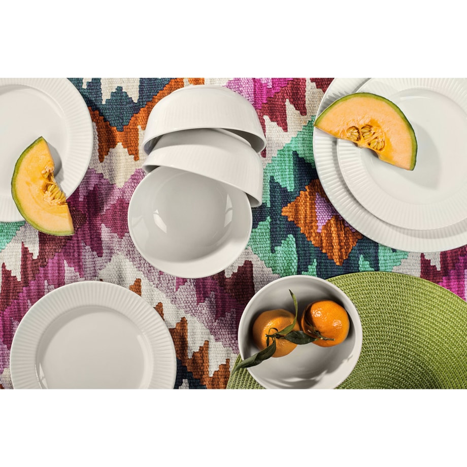 Konsimo LARIS Talerz obiadowy, kość słoniowa