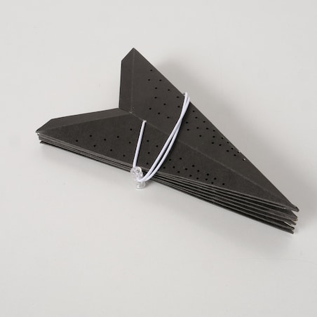 Ozdoba - gwiazda bambusowa Ø 20 x 7 cm SAKANNA czarna small