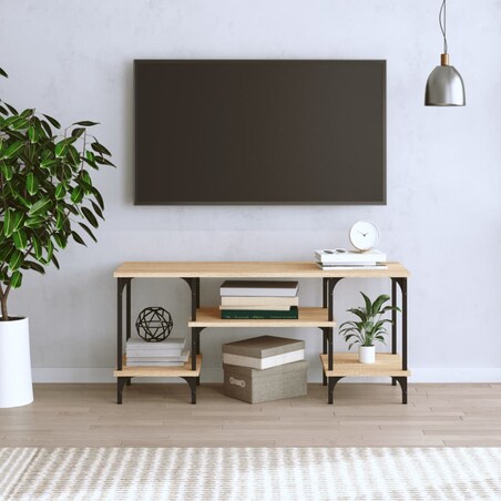 vidaXL Szafka TV, dąb sonoma, 102x35x45,5 cm, materiał drewnopochodny