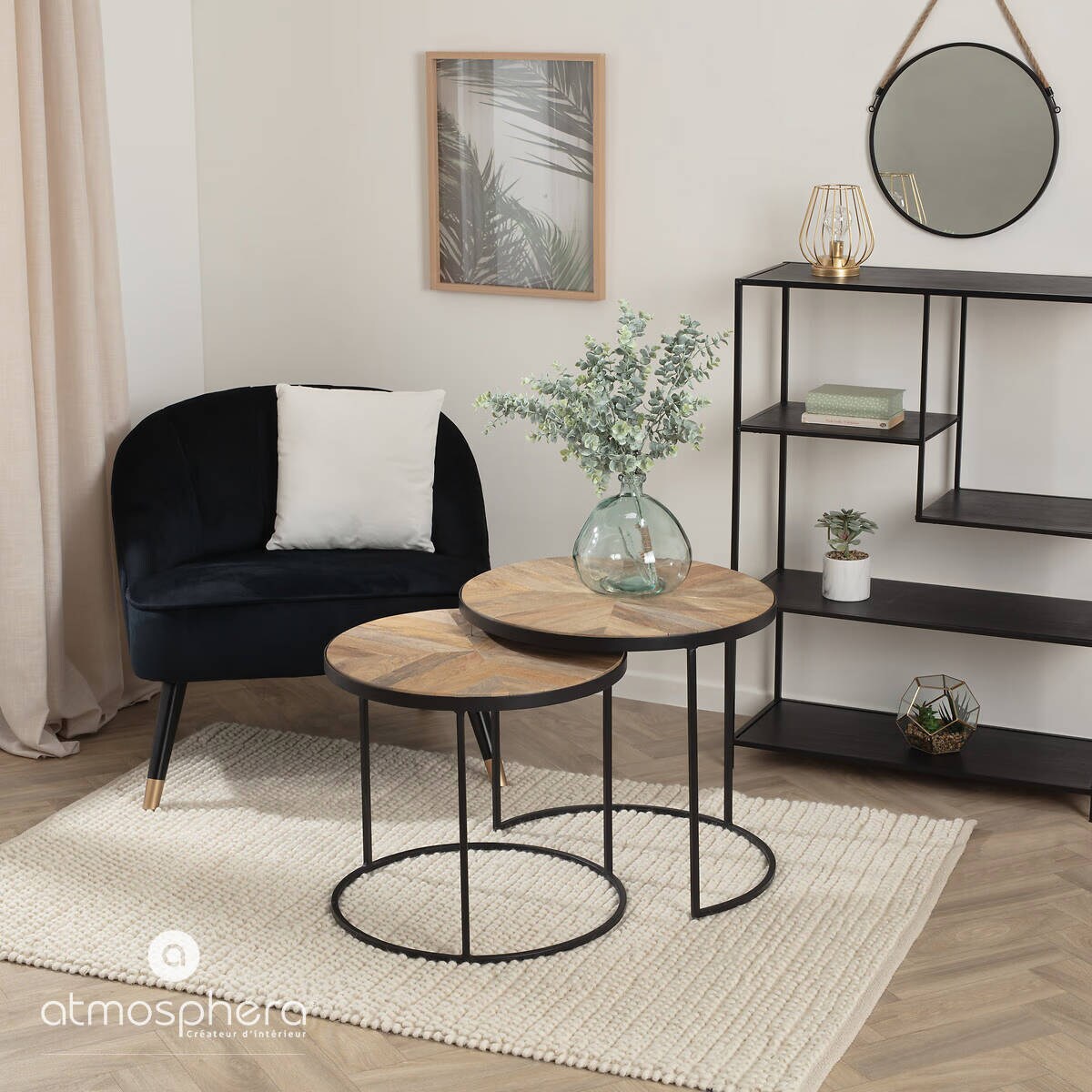 Wazon szklany z recyklingu, 35 cm