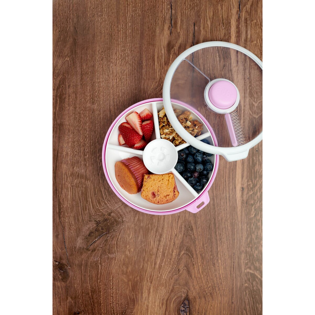 GOBE LARGE SNACK SPINNER duży pojemnik na przekąski, Taro Purple