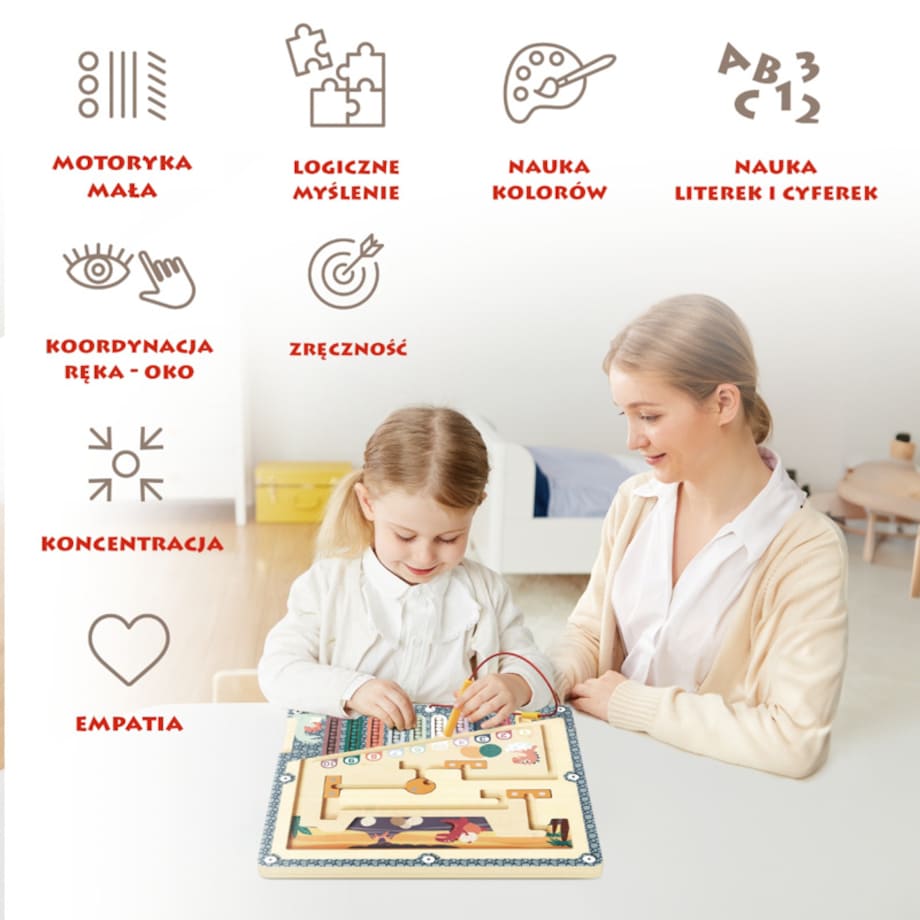 Jaja dinozaura zabawka magnetyczna dla dzieci z rysikiem 36 mies.+ Top Bright