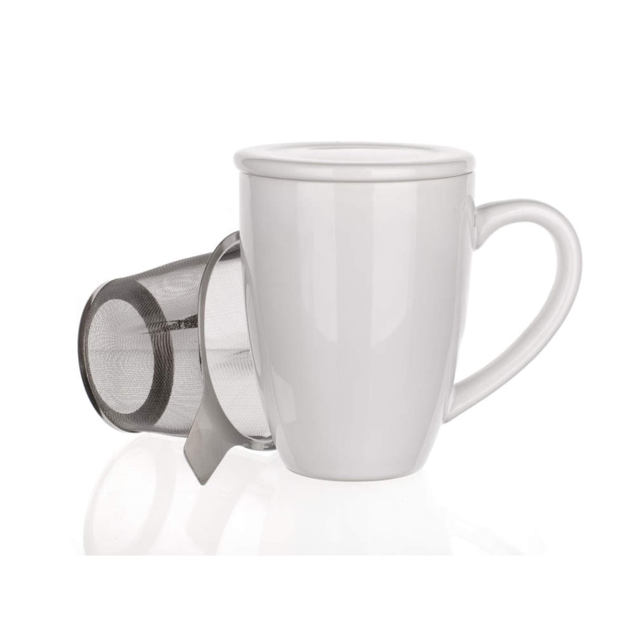 KUBEK ceramiczny Z SITKIEM zaparzacz 350ml NA HERBATE ZIOŁA napoje PREZENT