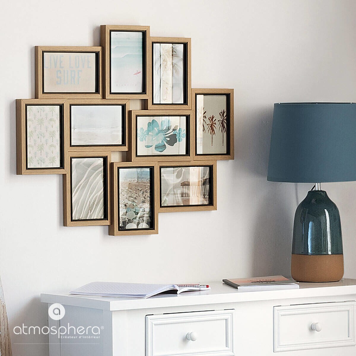 Ramka na 10 zdjęć KYLE, 49 x 58,5 cm