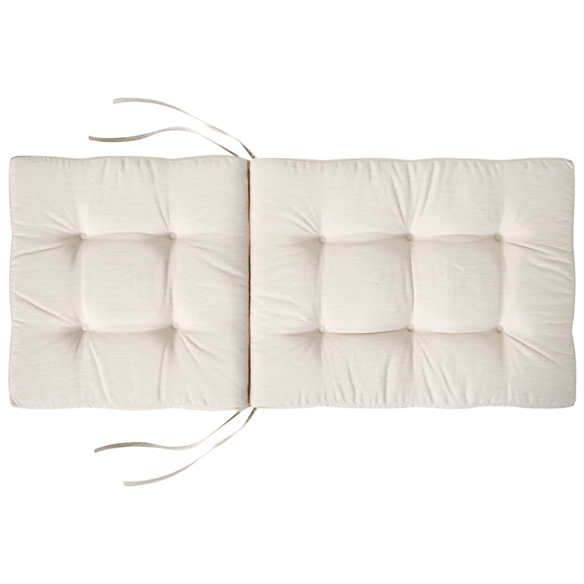 Zestaw 8 poduszek siedziskowych/oparciowych MAUI PREMIUM Jasnobeżowy