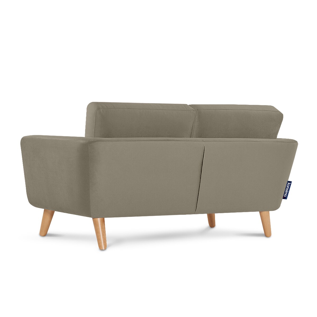 KONSIMO TAGIO Sofa skandynawska 2-osobowa w kolorze beżowym