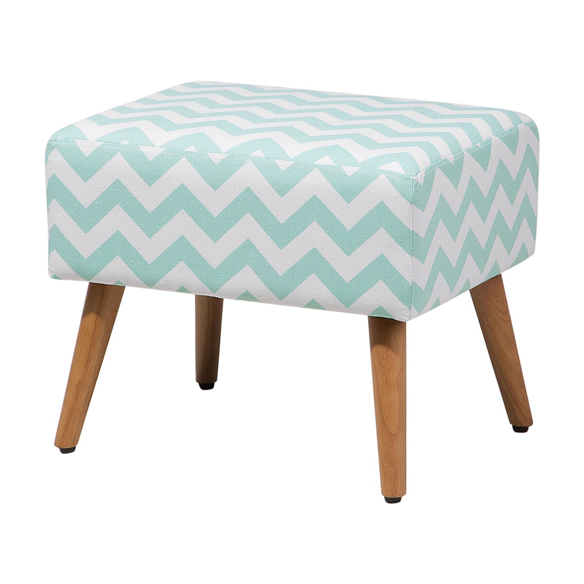 Stołek zielono-biały MANTEO