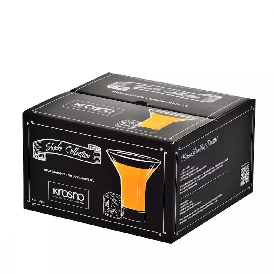 Szklanki Kieliszki do Drinków Koktajli Krosno Shake N°2 martini 150 ml 4 szt