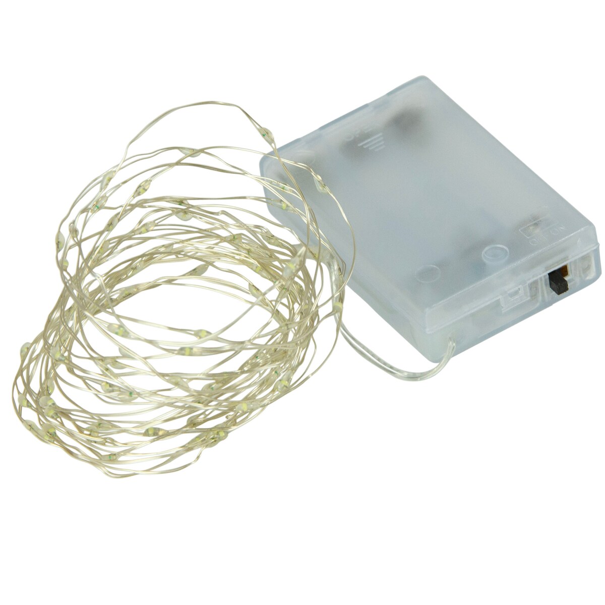 Lampki Druciki Girlanda Na Baterie 80 Led Białe