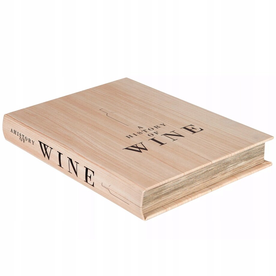 PUDEŁKO JAK KSIĄŻKA FAŁSZYWA WINO na prezent organizer biżuterię drobiazgi