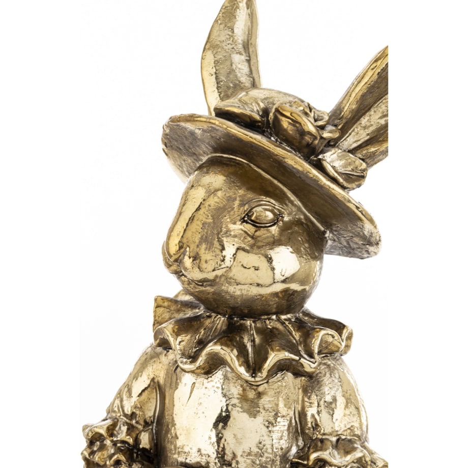 Dekoracja - króliczka 48x19,5x16 cm MALJUNA-4 złota big
