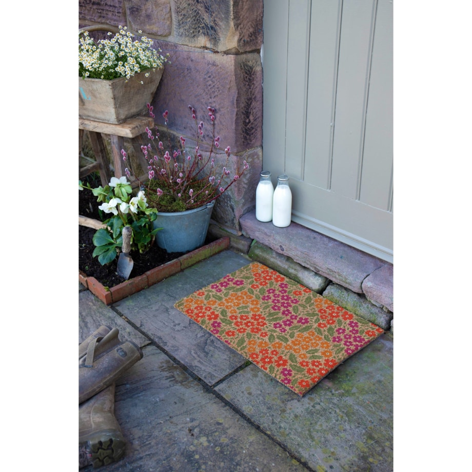 Wycieraczka z kwiatowym wzorem (60 x 40 cm)