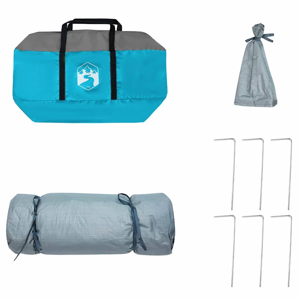 vidaXL Siatkowy namiot wewnętrzny Niebieski 291 x 291 cm