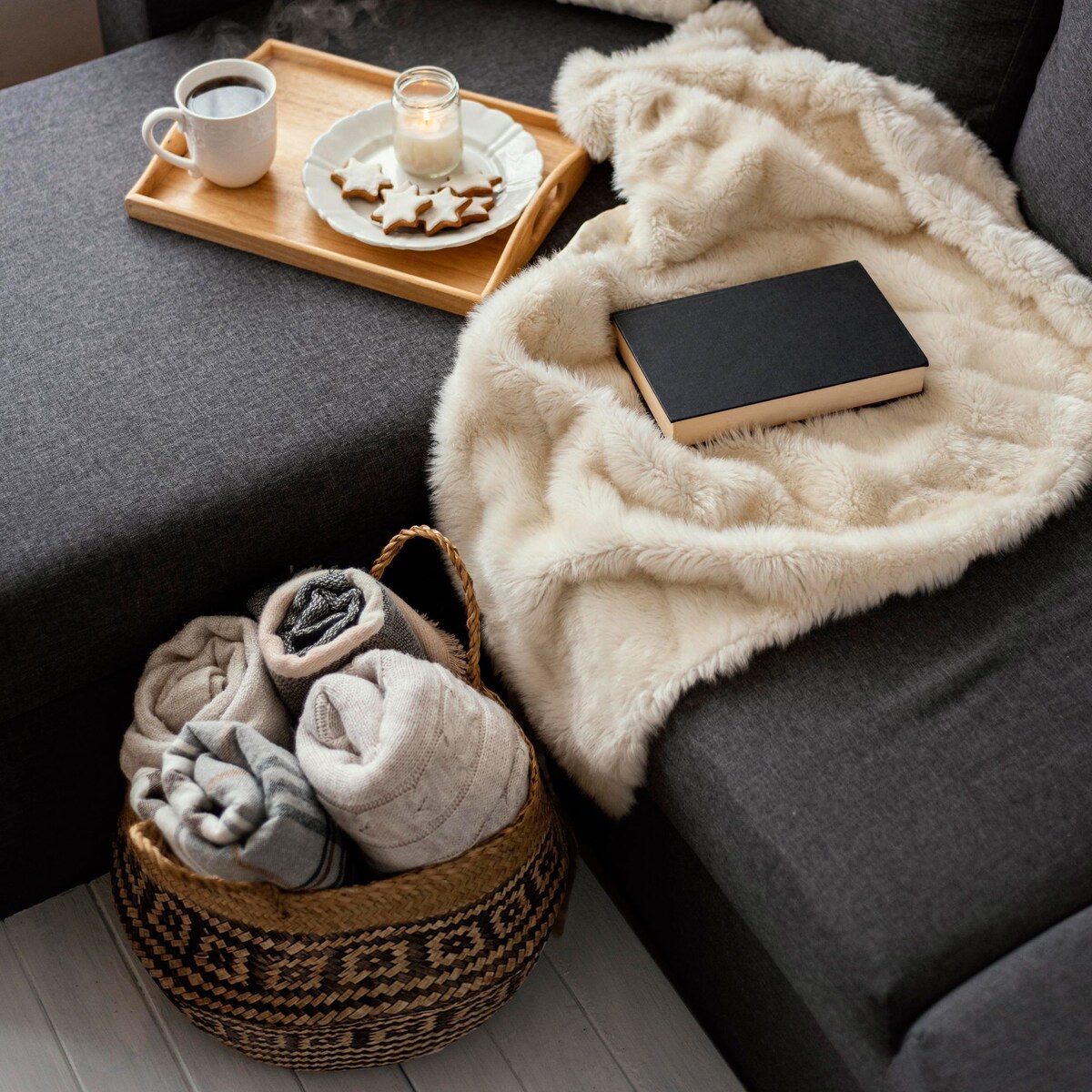 Kosz Naturalny Pleciony 322177