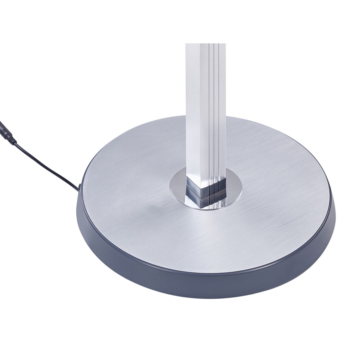 Lampa podłogowa LED srebrna CARINA