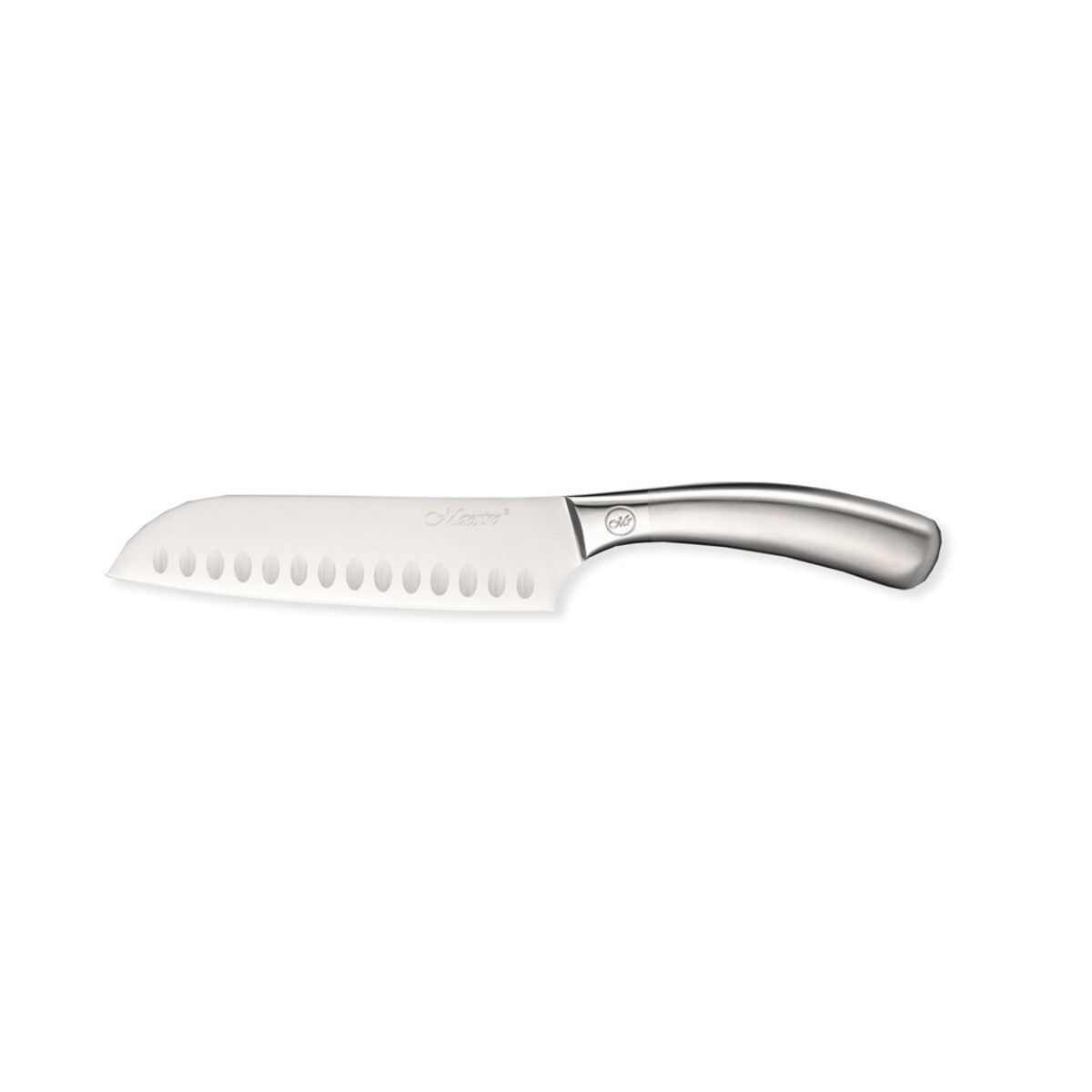 Nóż Santoku 17.5cm stalowy pojedynczy kuchenny MAESTRO
