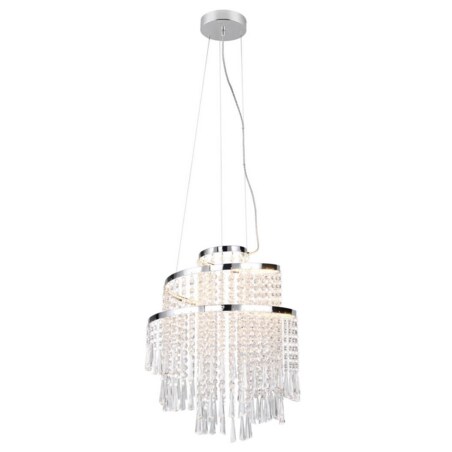 Kryształowy żyrandol Pomp R37341106 RL Light LED 30W 2700-6500K przezroczysty chrom