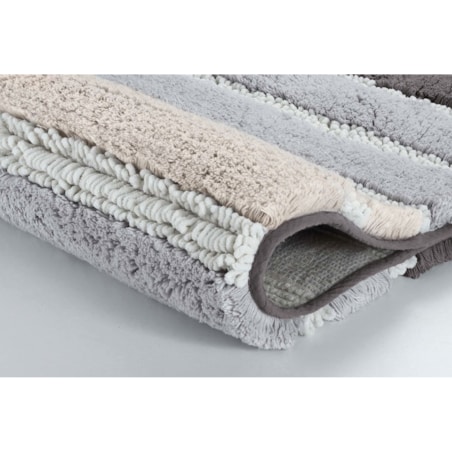 Kleine Wolke Phoenix Ekologiczny Dywanik łazienkowy szary 60x100 cm ECO LIVING