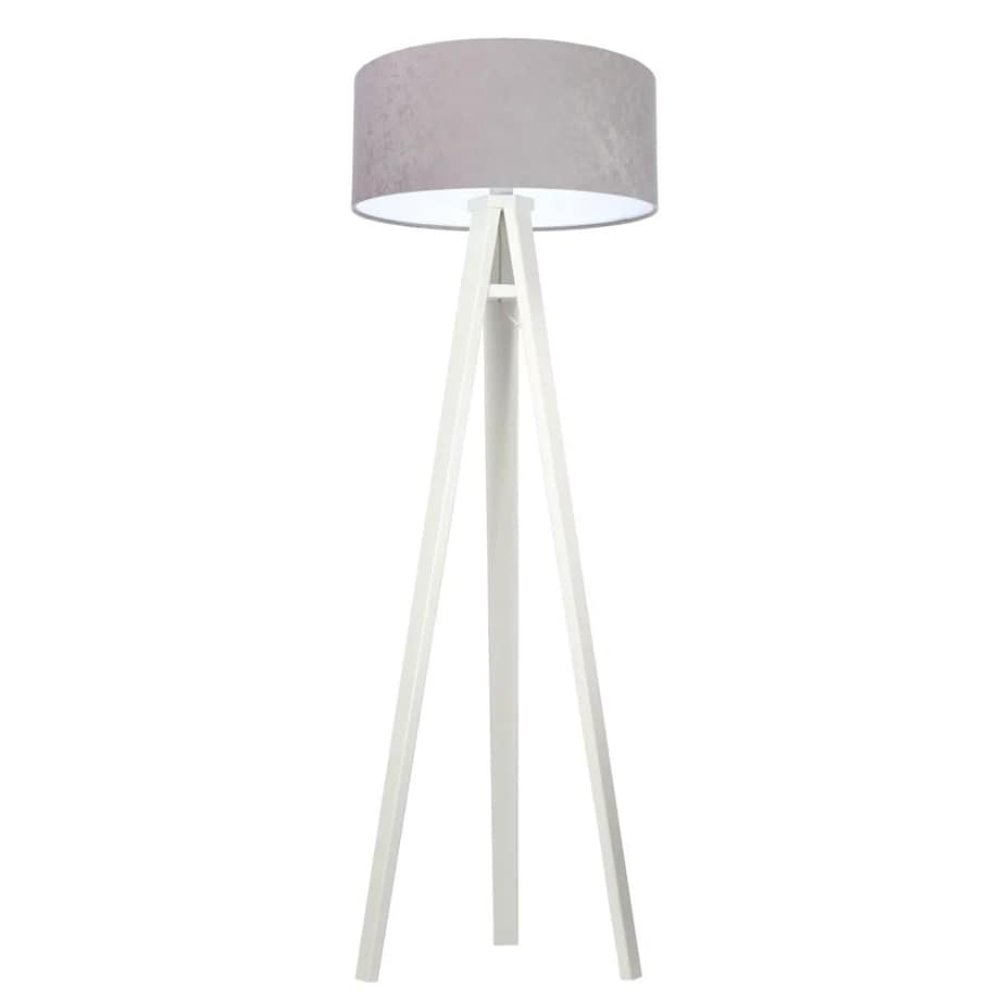 Lampa stojąca HOME 50 szara/biała/biała