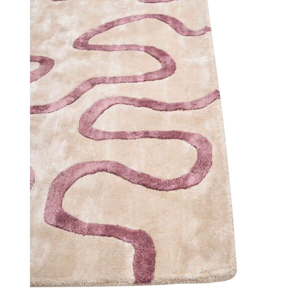 Dywan KAPPAR Beżowy 160 x 230 cm Wiskoza