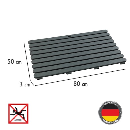 Podkładka antypoślizgowa do łazienki, prostokątna mata do wanny lub brodzika - 50 x 80 cm, WENKO