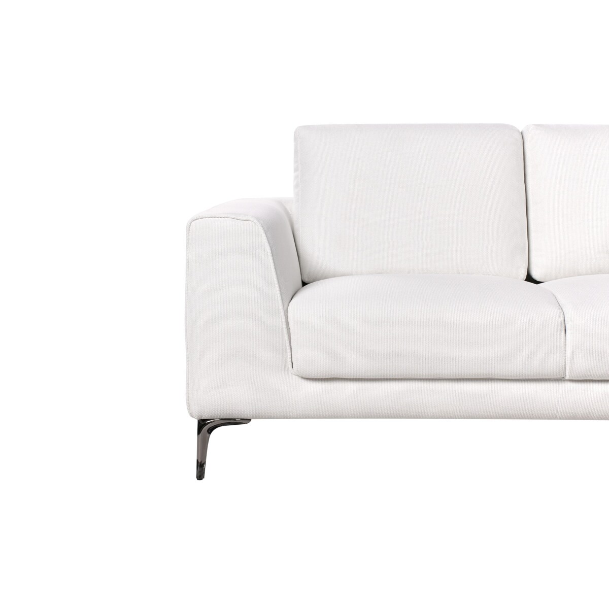Sofa 2-osobowa biała REINEN