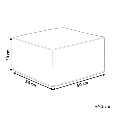 Puf MUKKI Bawełna Jasnoczerwony