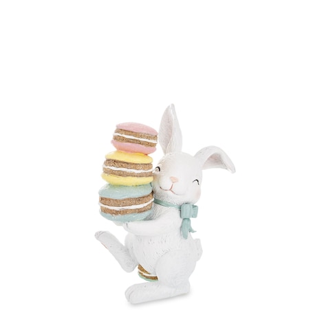 Dekoracja - królik BUNNY z ciasteczkami 16,5x7,5x11 cm