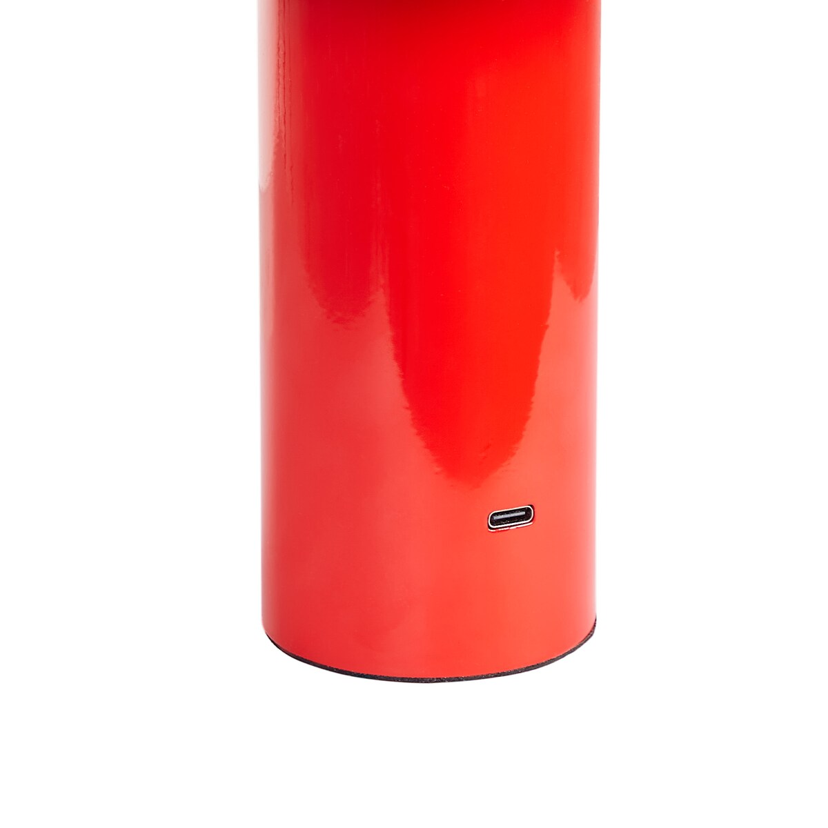 Bezprzewodowa lampa stołowa LED BESOS Ze ściemniaczem Metal Czerwony