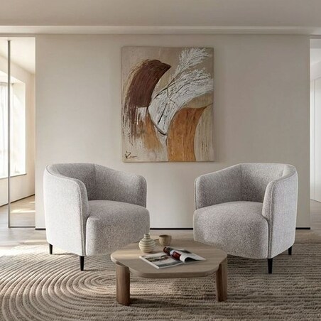 Galbe Fotel - Jasnobeżowy