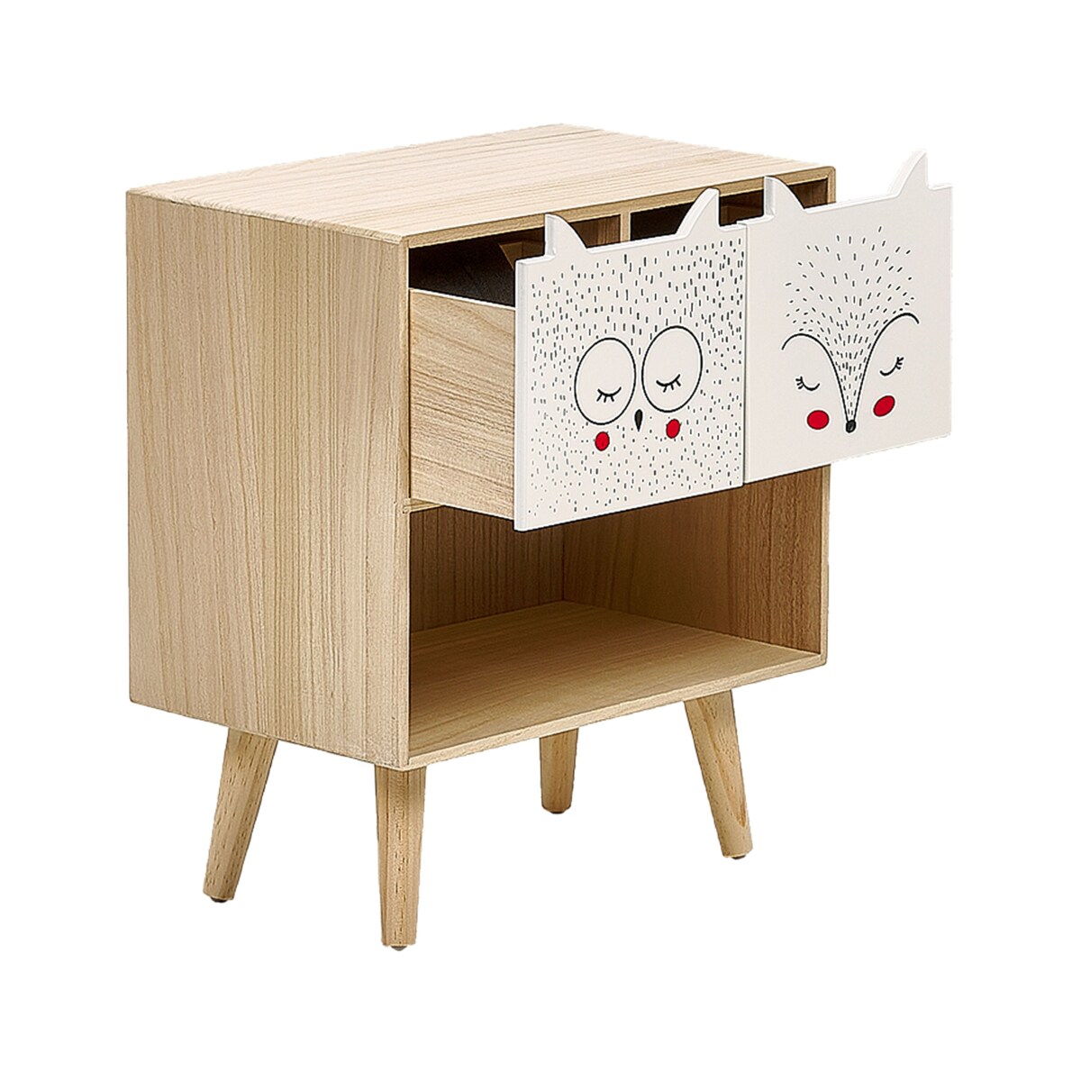 Szafka nocna jasne drewno TUPELO