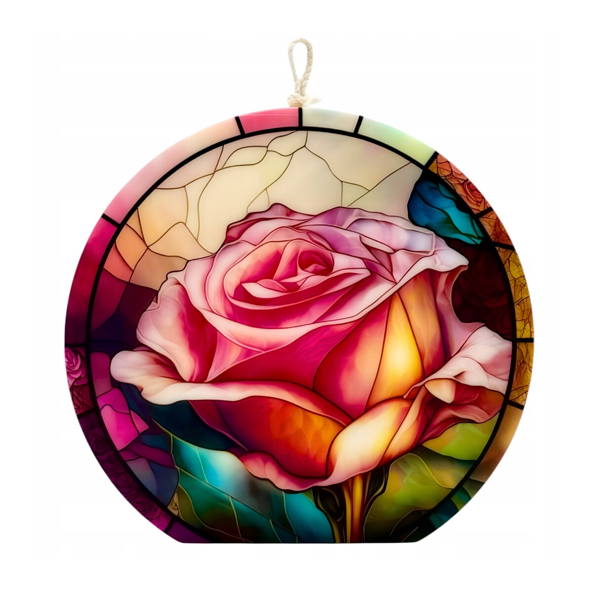 Prezent dla Kobiety na Urodziny Świeca Sojowa Róża Dekoracyjna Ozdobna