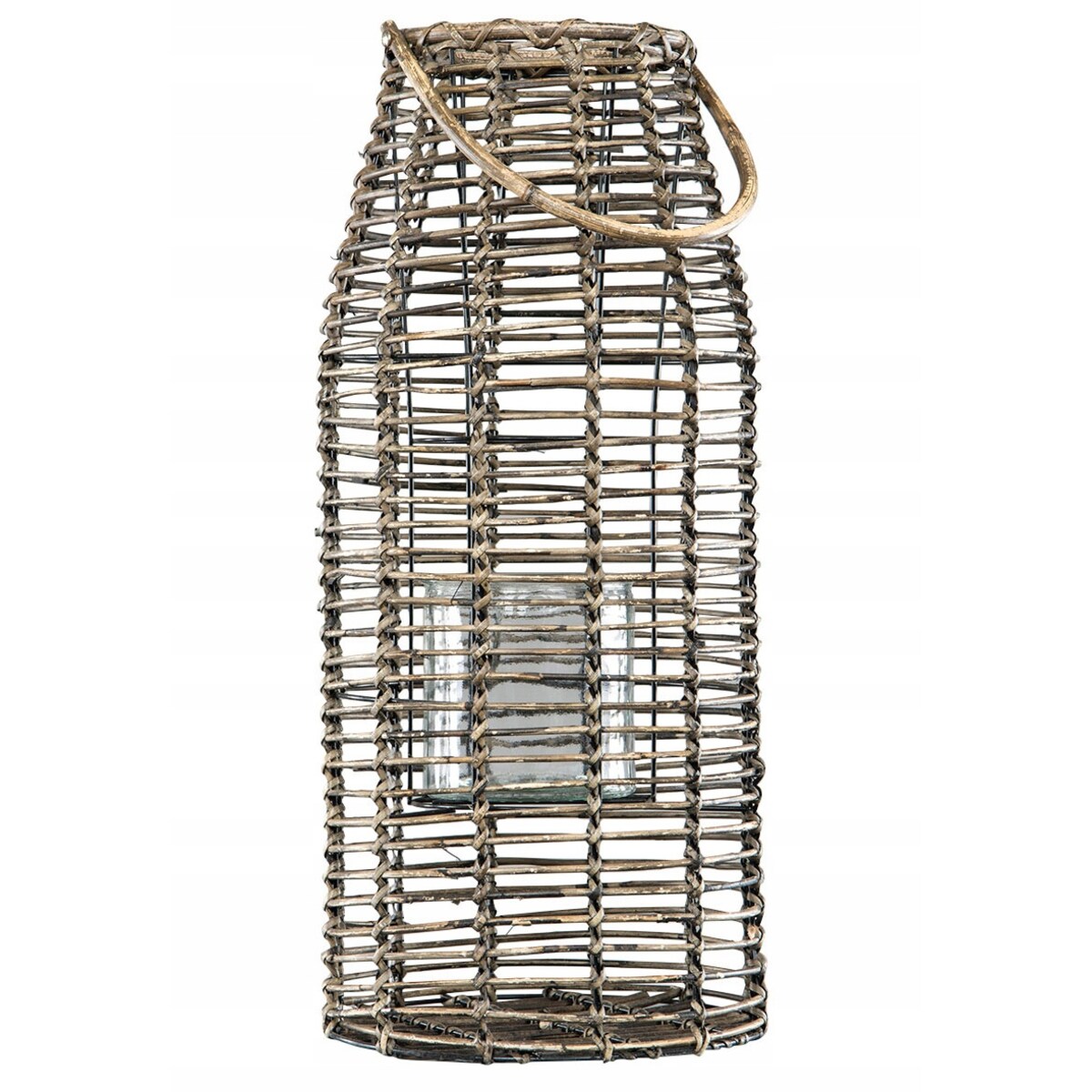 LAMPION WOODSTOCK drewniany wys. 68cm