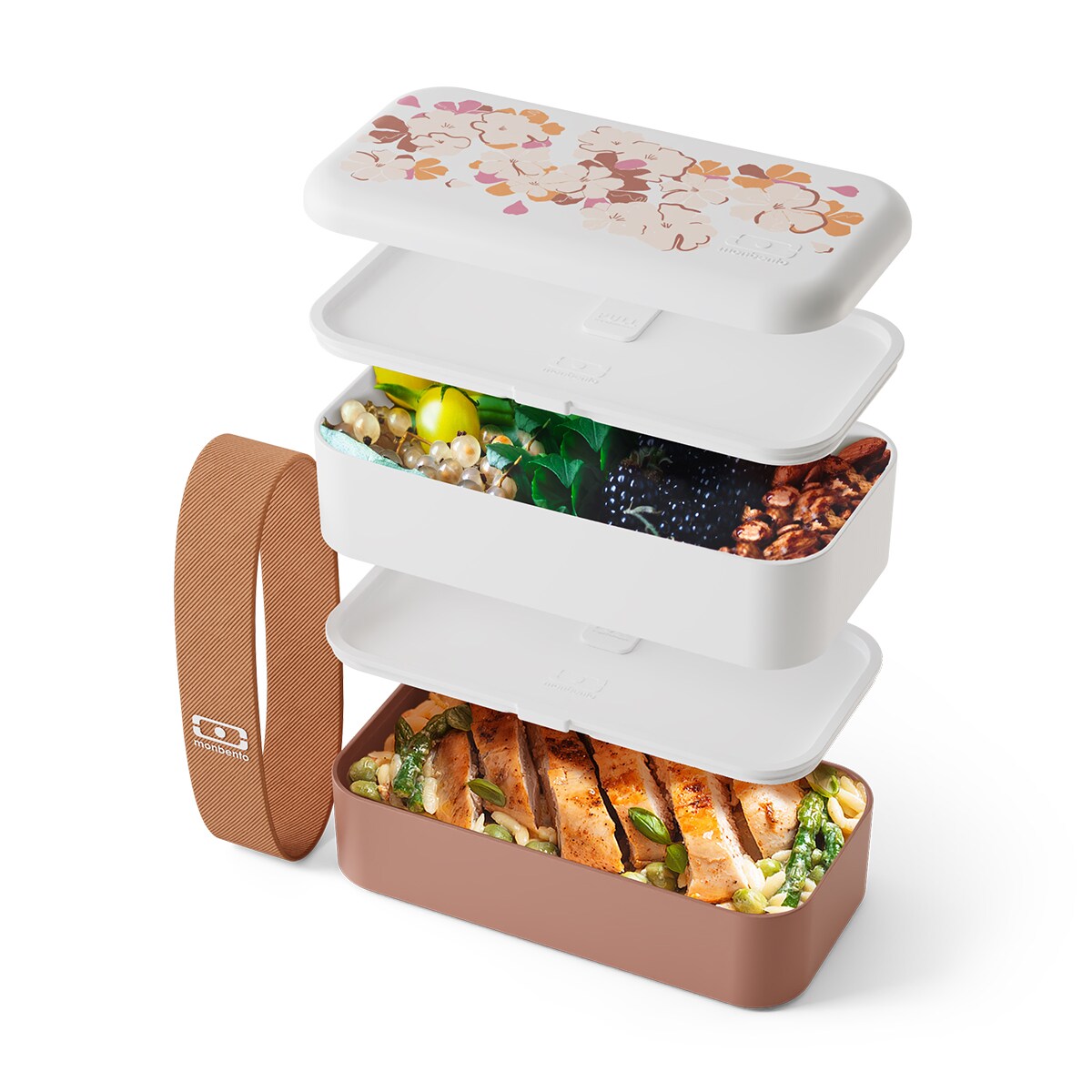 Monbento Original bento lunchbox 1 l Pink Floral