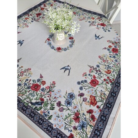 Obrus Na Stół 100X100 Cm Ozdobny Dekoracyjny Rondine