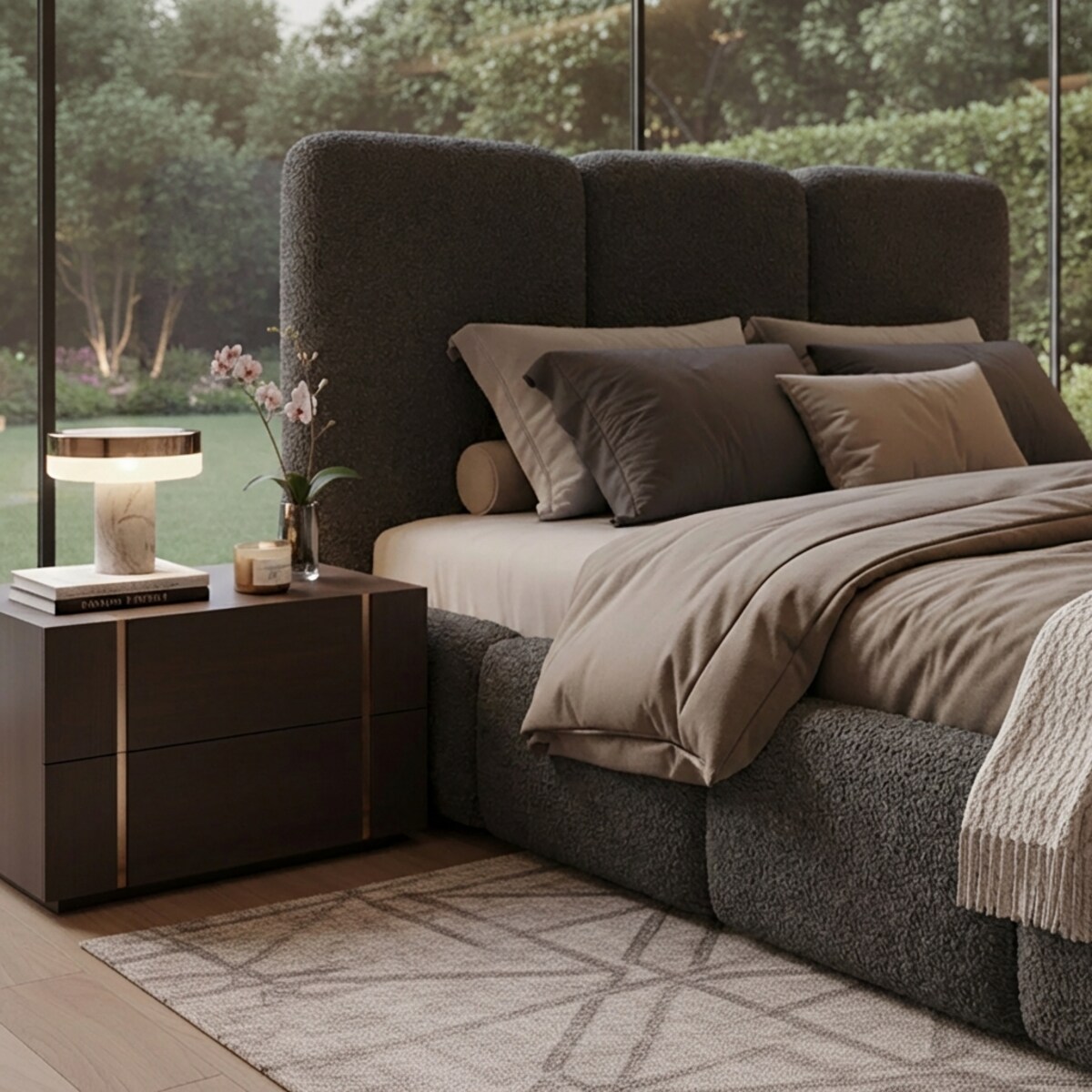 Łóżko Tapicerowane Capri 120X200 Stelaż Pojemnik Na Pościel Abriamo 08