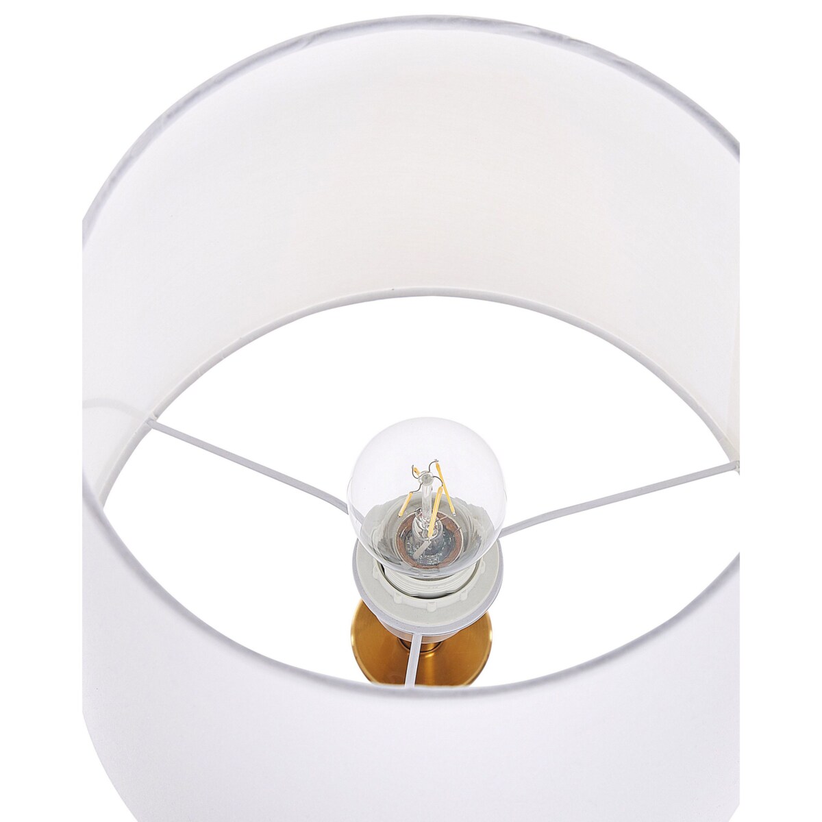 Lampa stołowa metalowa złota HODMO