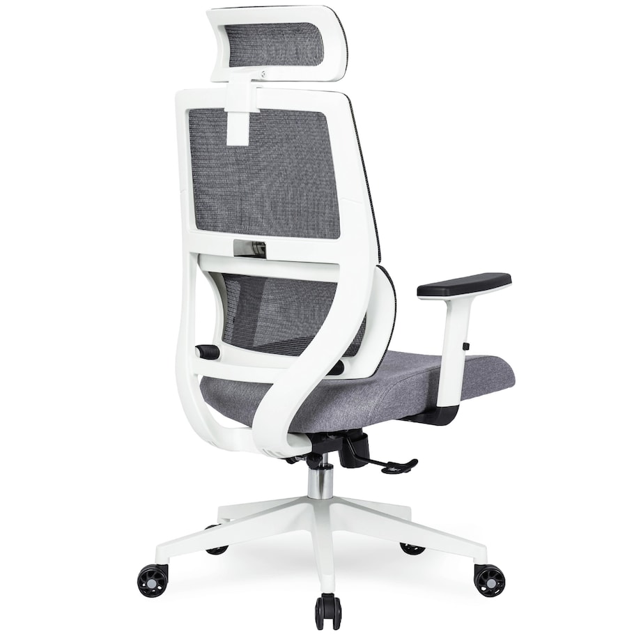 Fotel gamingowy obrotowy ergonomiczny regulowany do biurka czarny NICKI