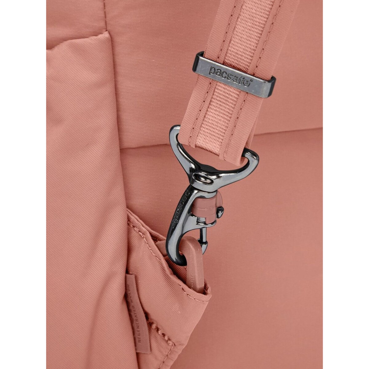 Plecak damski antykradzieżowy Pacsafe Citysafe CX Econyl® - różowy