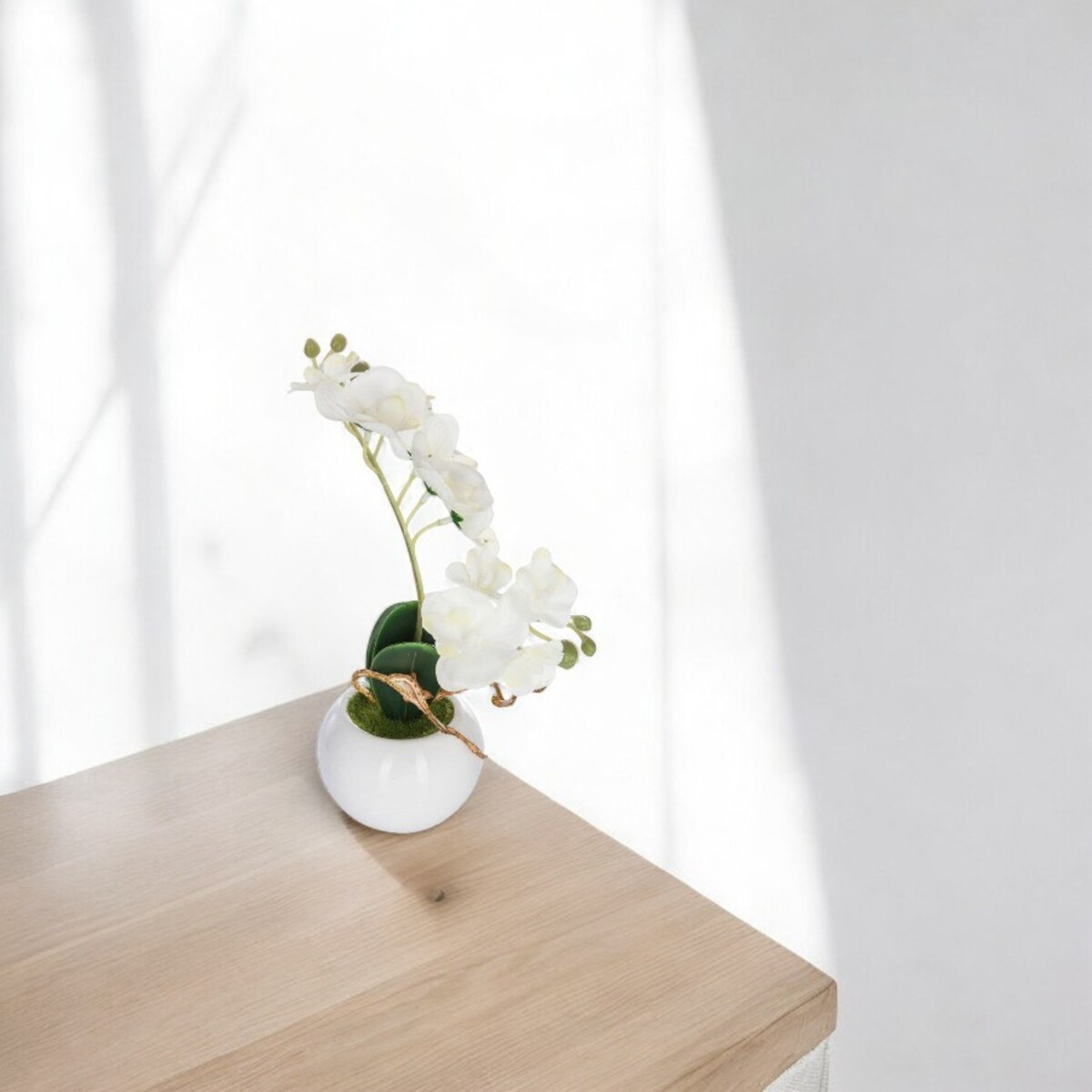 Sztuczny storczyk w donicy, 25 cm