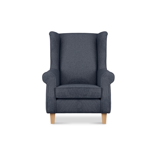 KONSIMO MILES Fotel, kolor ciemny niebieski