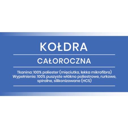 Kołdra całoroczna 135x200 SEN DOBRY